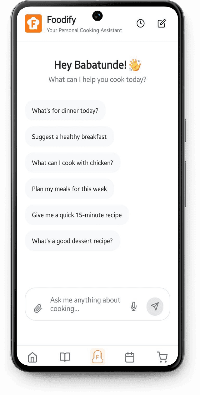 AI Chat Assistant Interface